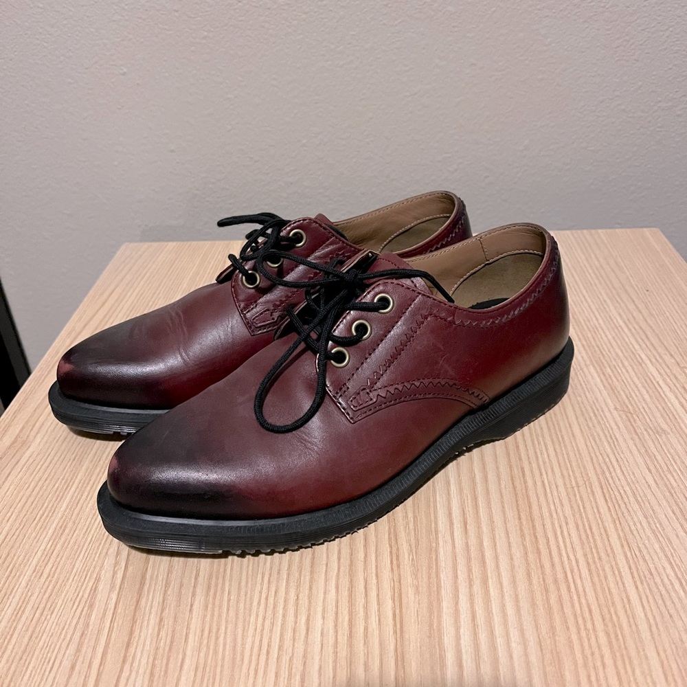Maroon & Black Doc Martens